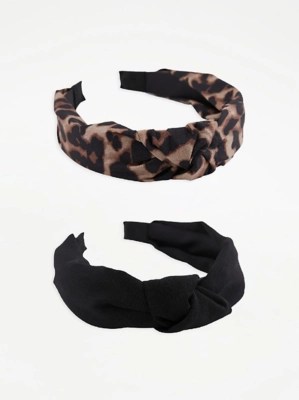 Little Pieces Knotted Headbands 2 Pack Kids at ASDA