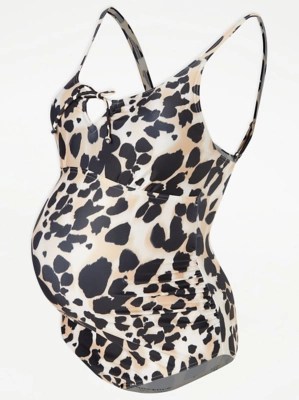 Maternity Printed Swimsuit Women at ASDA