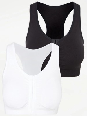 Post Surgery Comfort Bras 2 Pack Lingerie at ASDA