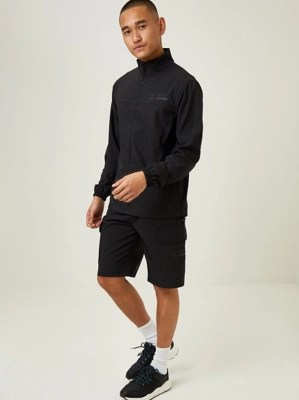 Black Cargo Shorts Men at ASDA