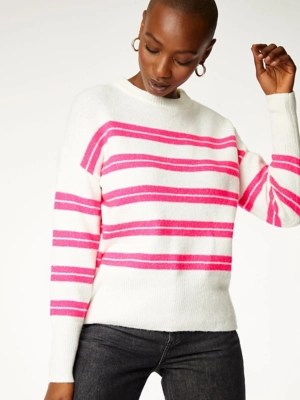 Pink Striped Jumper Women at ASDA
