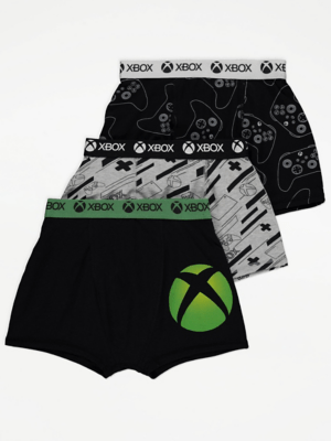 Xbox Boxer Trunks 3 Pack Kids at ASDA