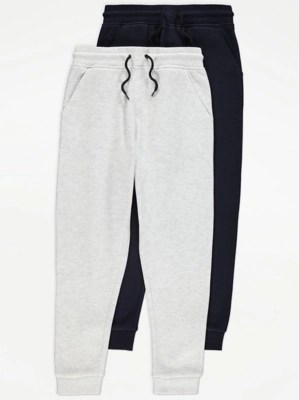 Cuffed Joggers 2 Pack Kids at ASDA