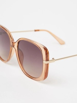 Rose Gold Tinted Lens Sunglasses Women at ASDA