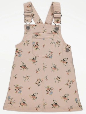 Pink Floral Pinafore Dress Sale & Offers at ASDA