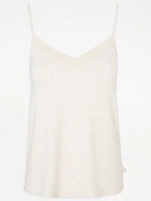 Cream Cami Pyjama Top Women at ASDA