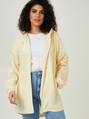 Yellow Zip Up Pac a Mac Women at ASDA