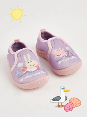 Peppa Pig Ocean Lilac Aqua Shoes Kids at ASDA