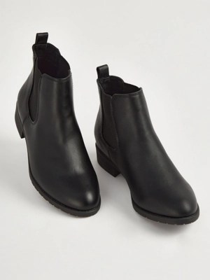 Black Chelsea Boots Women at ASDA