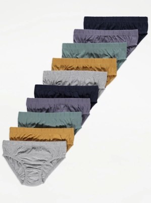 Assorted Briefs 10 Pack Kids at ASDA