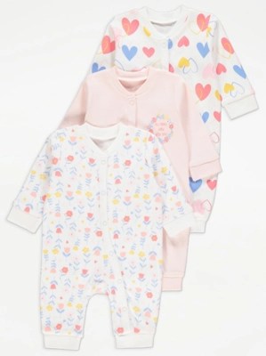 Limited price sale 36 Months Baby Girl Sleepsuits Vests Bundle