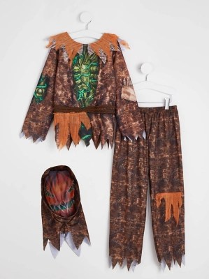 Halloween Pumpkin Zombie Costume Kids at ASDA
