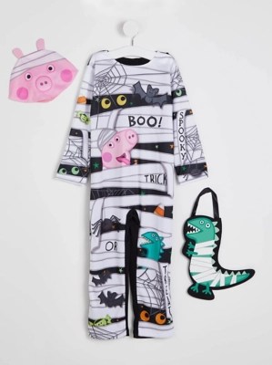 Peppa Pig Pig Mummy Print Halloween Costume Kids at ASDA