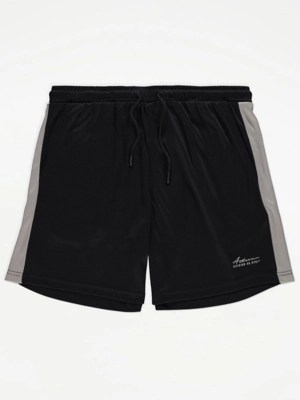 Black Active Division Shorts Men at ASDA