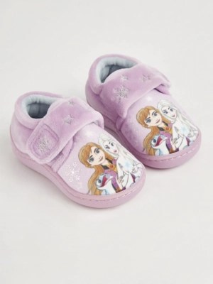 Disney Frozen Character Print Velcro Slippers Kids at ASDA