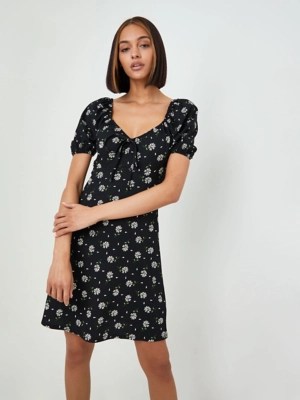 Black Daisy Print Dress Women at ASDA