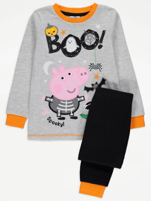 Peppa Pig Halloween Spooky Pig Pyjamas Kids at ASDA