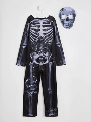 Halloween Skeleton Snake Kids Fancy Dress Costume Kids at ASDA