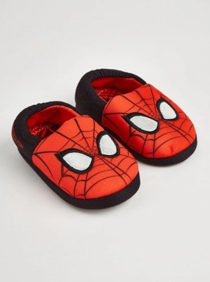 Marvel SpiderMan Character Print Cupsole Slippers Kids at ASDA