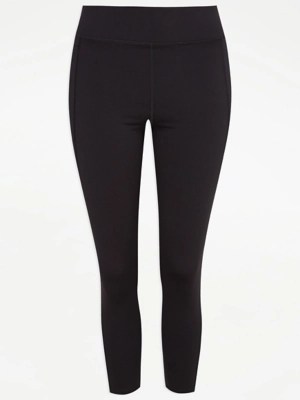 Black Cropped Leggings Women at ASDA