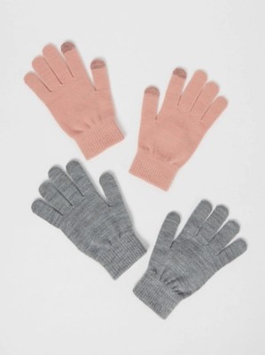 Pink Magic Gloves 2 Pack Women at ASDA