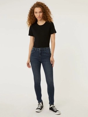 Indigo Wash Ebony Mid Rise Skinny Jeans Sale & Offers at ASDA