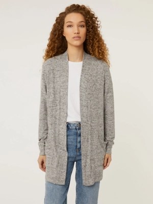 Grey Soft Touch Cardigan Women at ASDA