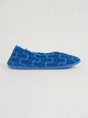 Blue PlayStation Logo Print Slipper Socks Men at ASDA