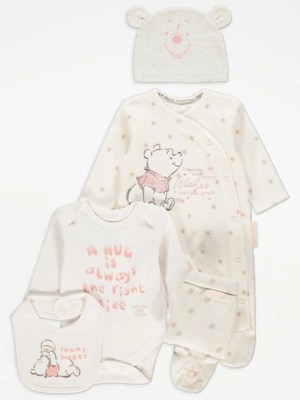 Disney Winnie The Pooh Baby 5 Piece Set Baby at ASDA