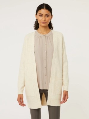 Cream Knitted Cardigan Women at ASDA
