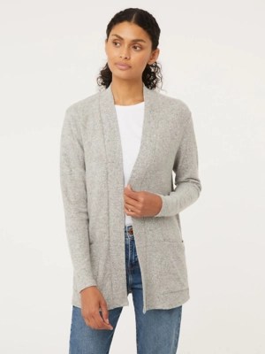 Grey Soft Touch Cardigan Women at ASDA