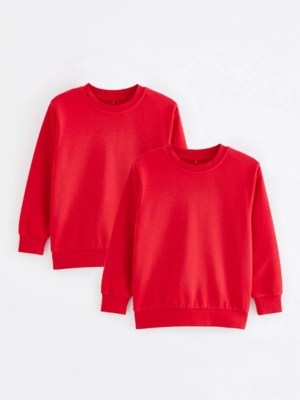 Red School Sweatshirt 2 Pack School at ASDA