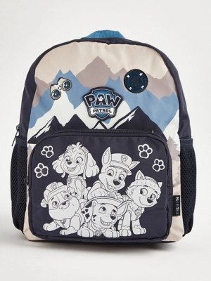 PAW Patrol Blue Character Backpack Kids at ASDA