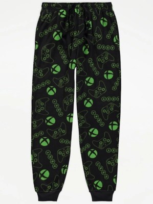 Xbox Logo Print Fleece Lounge Joggers Men at ASDA