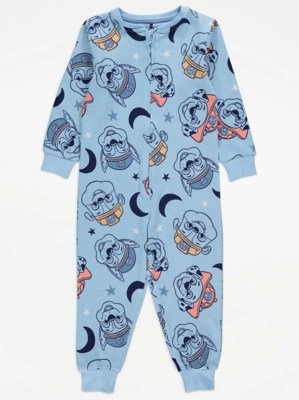 PAW Patrol Blue Fleece Character Onesie Kids at ASDA