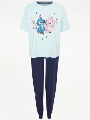 Disney Matching Lilo & Stitch Christmas Pyjamas Women at ASDA