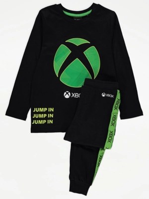 Xbox Logo Print Pyjamas Kids at ASDA