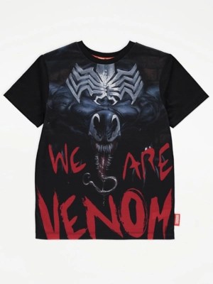 Marvel Venom Halloween TShirt Kids at ASDA