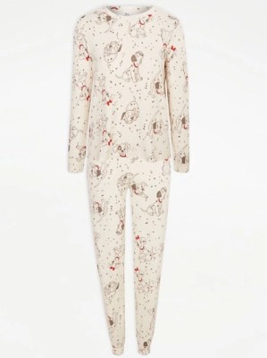 Disney 101 Dalmatians Brushed Snit Pyjamas Gift Set Women at