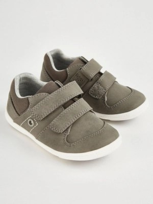 First Walkers Grey Double Fasten Trainers Kids at ASDA