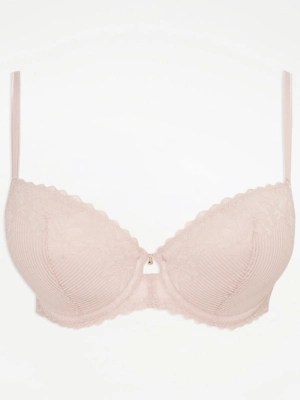 Entice Pink Lace Core TShirt Bra Women at ASDA