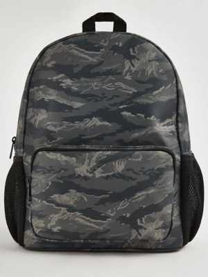 Green Camouflage Backpack Kids at ASDA