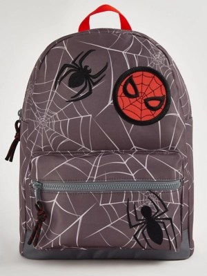 Marvel SpiderMan Grey Backpack Kids at ASDA