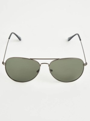 Black Aviator Sunglasses Men at ASDA