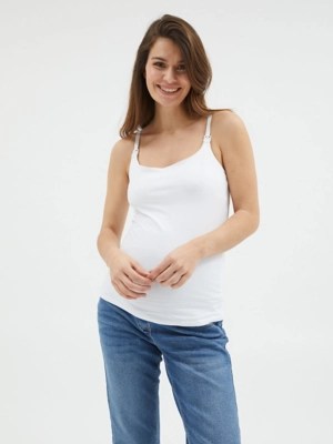Maternity Plain Nursing Vests 2 Pack Women at ASDA