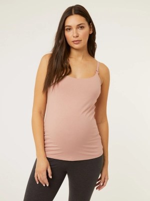 Maternity Pink Nursing Vest Women at ASDA