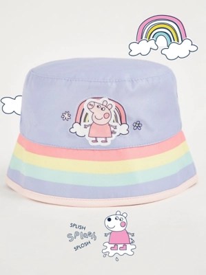 Peppa Pig Rainbow Bucket Hat Kids at ASDA