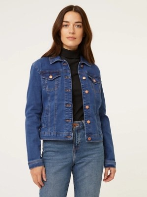 Blue Denim Jacket Women at ASDA