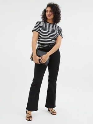 Black Wonderfit Bootcut Jeans Women at ASDA