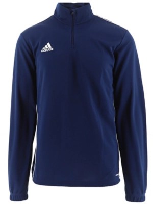 Adidas Adult Navy Core 18 Quarter Zip Training Top Men at ASDA